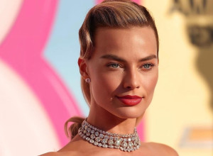 Η Margot Robbie επέλεξε cottagecore ολόσωμη φόρμα για την πρώτη της εμφάνιση μετά την εγκυμοσύνη