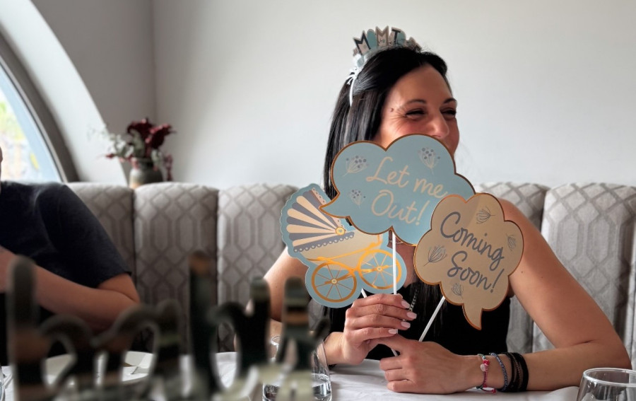 Ανθή Βούλγαρη: Το ήρεμο και... συναδελφικό baby shower πάρτι της