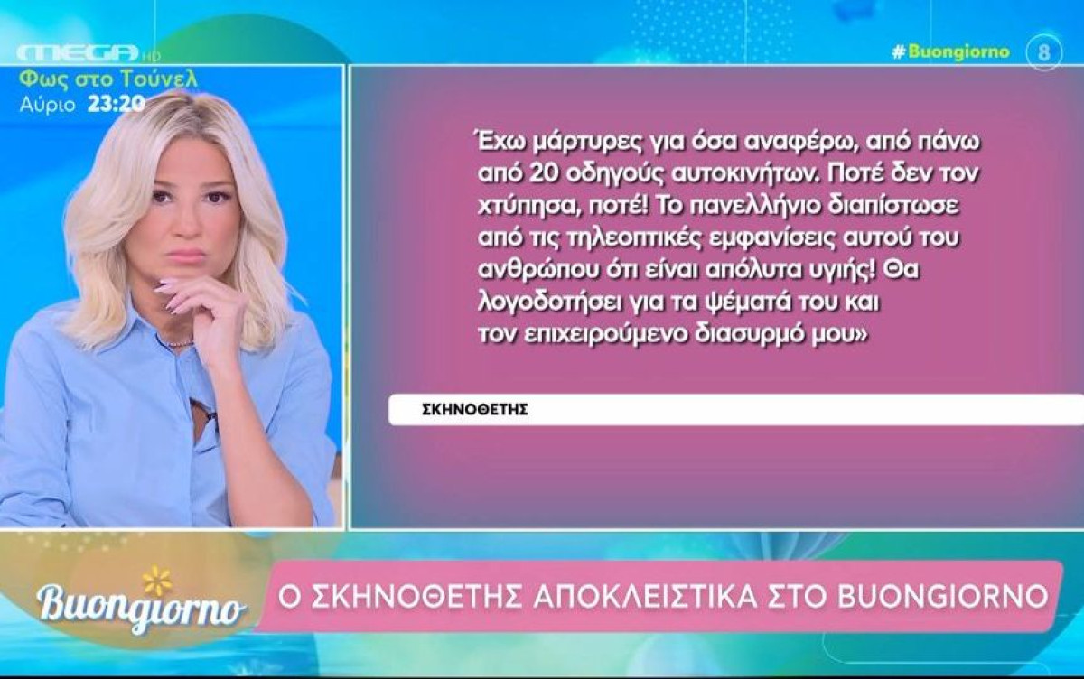 Οι πρώτες δηλώσεις του γνωστού σκηνοθέτη που κατηγορείται για ξυλοδαρμό